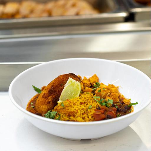 A meal served in the employee cafeteria at Mayo Clinic in Phoenix, Arizona.