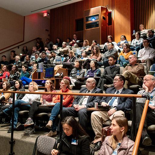 Neuromuscular Medicine fellows attend grand rounds at Mayo Clinic in Rochester, Minnesota.