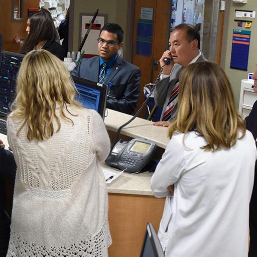 The onco-nephrology team working together as part of the Onco-Nephrology Advanced Nephrology Fellowship at Mayo Clinic