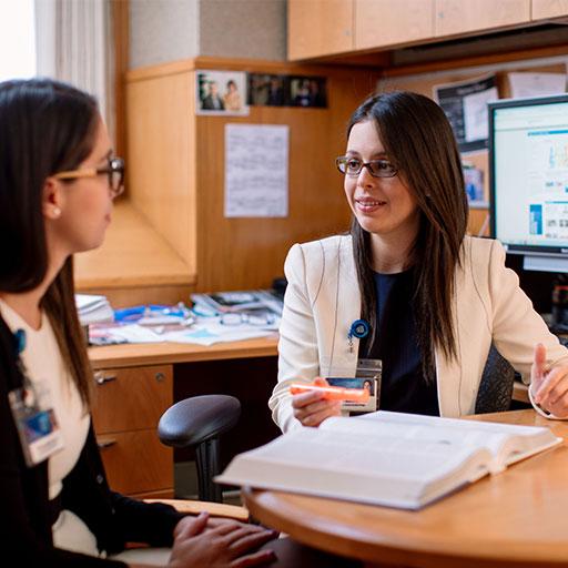 Pediatric gastroenterology staff talking