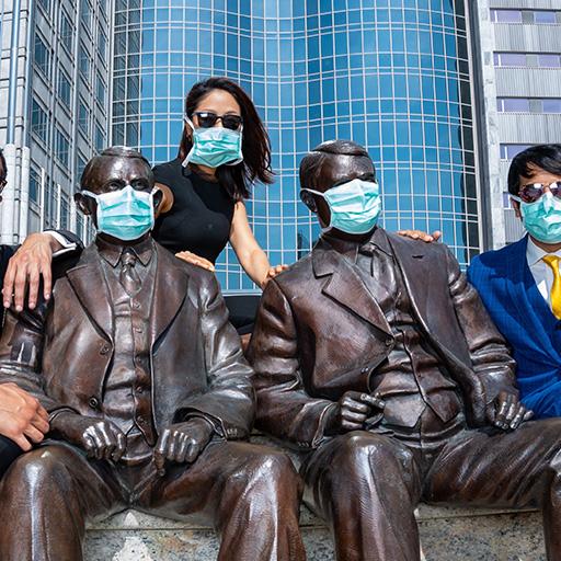 Plastic Surgery Integrated Residency (Minnesota) residents from the class of 2020: Alexis Laungani, M.D.; Christine Oh, M.D.; and Saad Alsubaie, M.D.