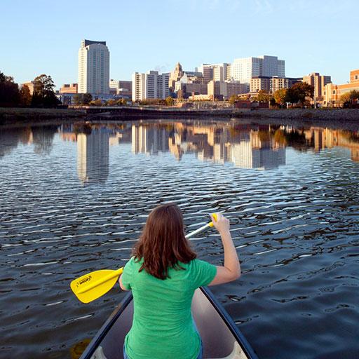 Beaches, paddling, and canoeing 