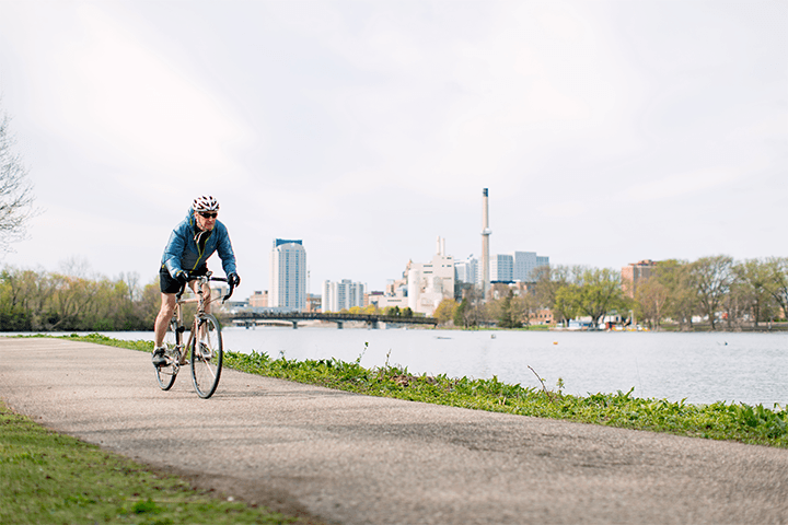 Walking and biking trails
