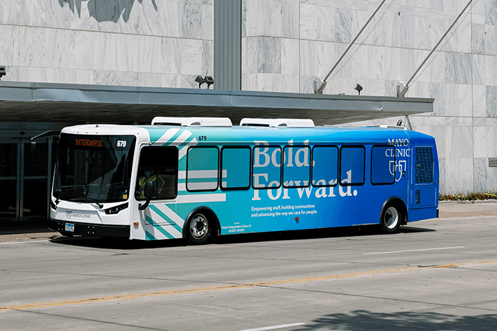 Shuttle ride from East Lot to campus