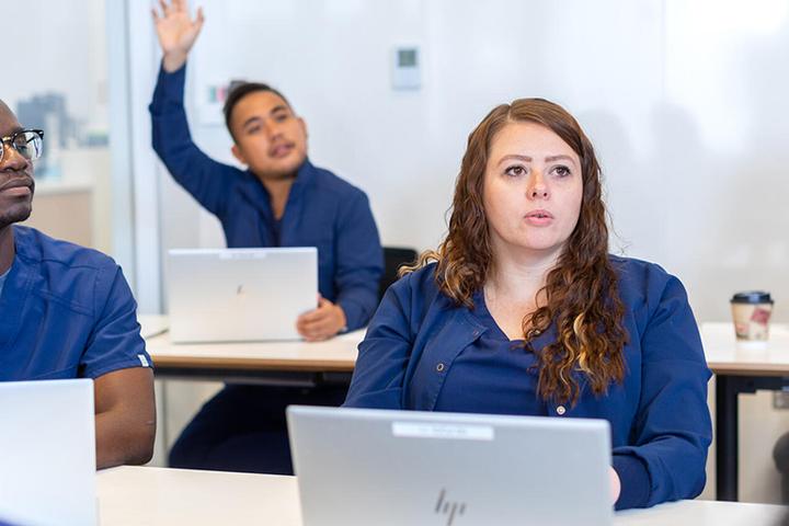 In the classroom at Mayo Clinic