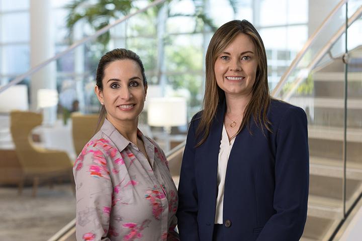 Program director, Leila Tolaymat, M.D. and Associate Program Director, Katherine Bodiford, M.D.