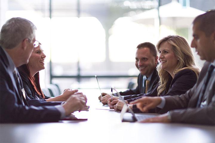 Transplant Hepatology faculty collaborating in a meeting room at Mayo Clinic in Phoenix, Arizona.