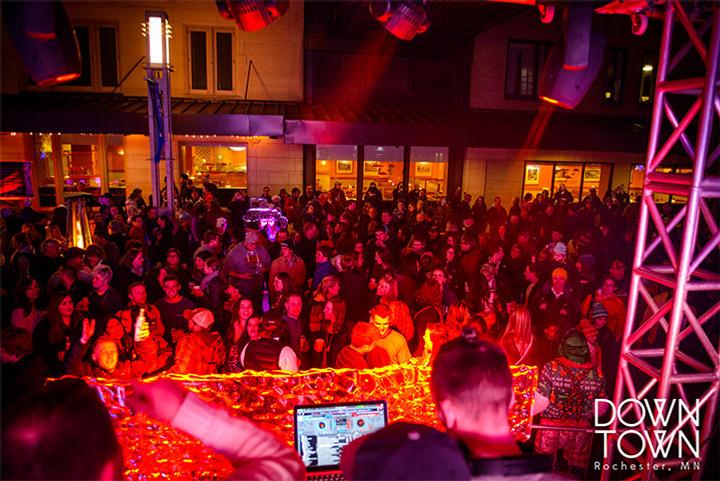 SocialIce event in Peace Plaza